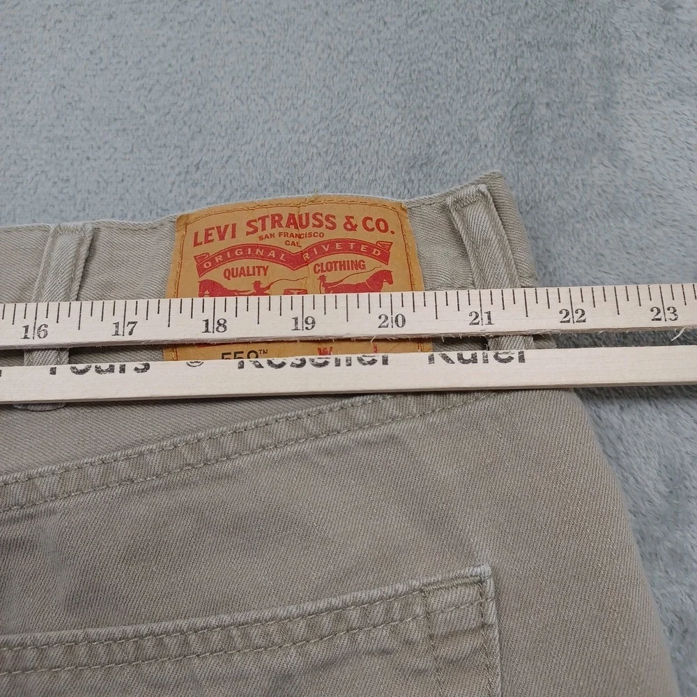 Levis‎ 559 Jeans Men 44x30 Brown Denim Relaxed Fit Straight Leg Pockets
